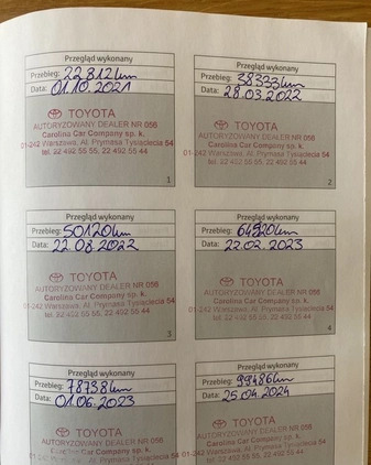 Toyota Corolla cena 99900 przebieg: 99000, rok produkcji 2020 z Police małe 172